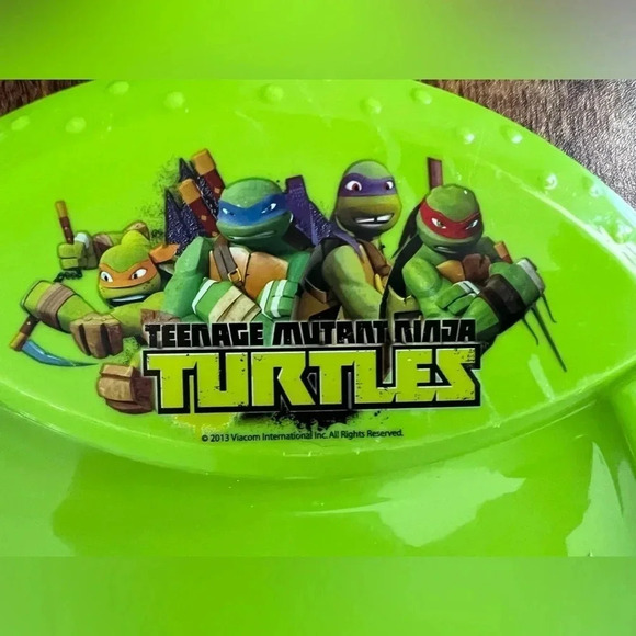 BUNDLE: Zak Designs | 1- Mutant Ninja Turtle + 1- Spider-Man, plastic plates - Picture 3 of 7